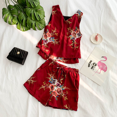 Női nyári szett virágmotívumokkal több színben