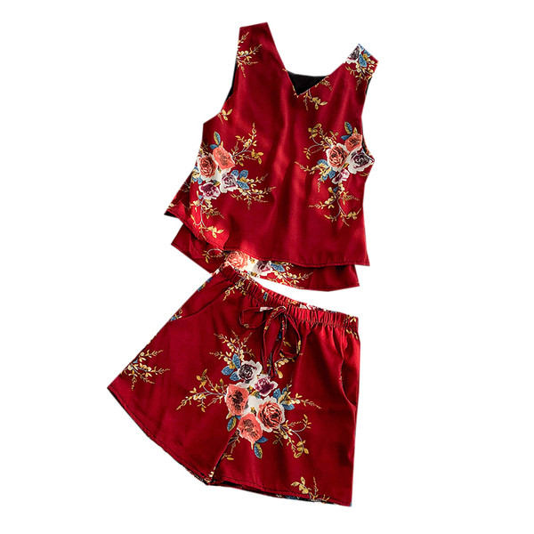 Női nyári szett virágmotívumokkal több színben