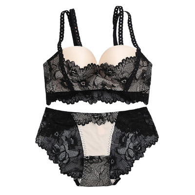 Két részből álló női csipke szett több színben