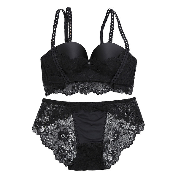 Két részből álló női csipke szett több színben