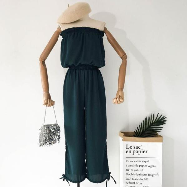 Csupasz vállú női overall több színben