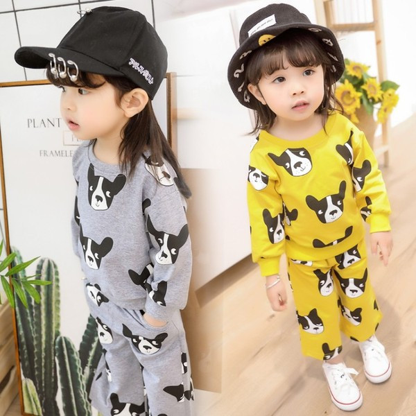 Napi gyerekcsapat lányoknak két részben sárga és szürke színben