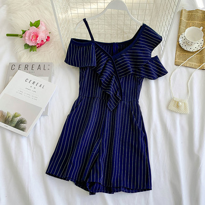 Női csíkos overall, három színben