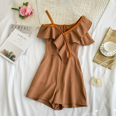 Női csíkos overall, három színben