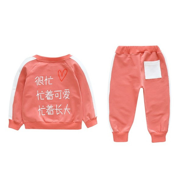 Napi gyerekkészlet lányoknak, két részből, rózsaszín és fekete színben