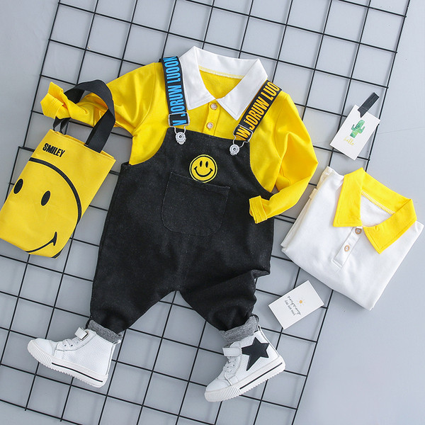 Set pentru copii modern pentru baieti in doua culori cu inscriptie