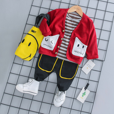 Három részből álló modern gyerekkészlet három színben