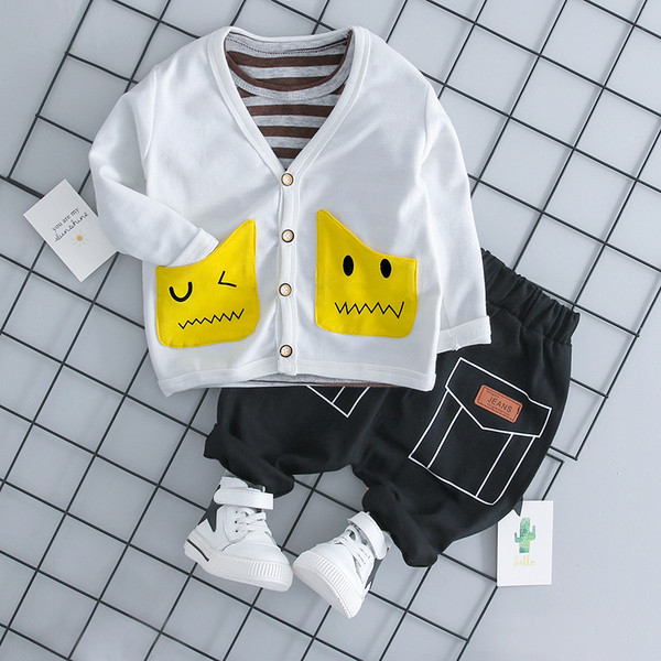 Három részből álló modern gyerekkészlet három színben