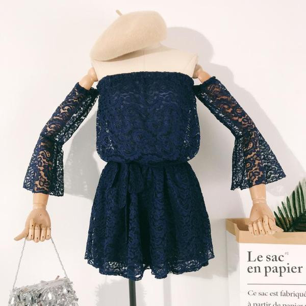 Κομψή γυναικεία ολόσωμη φόρμα δαντέλα σε τρία χρώματα