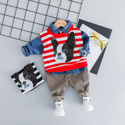 Aktuális gyerek szett fiúknak flitterekkel, két színben