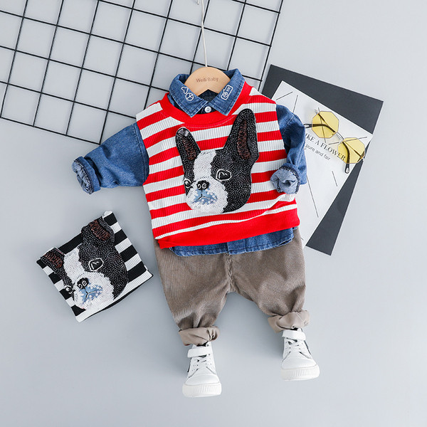 Aktuális gyerek szett fiúknak flitterekkel, két színben