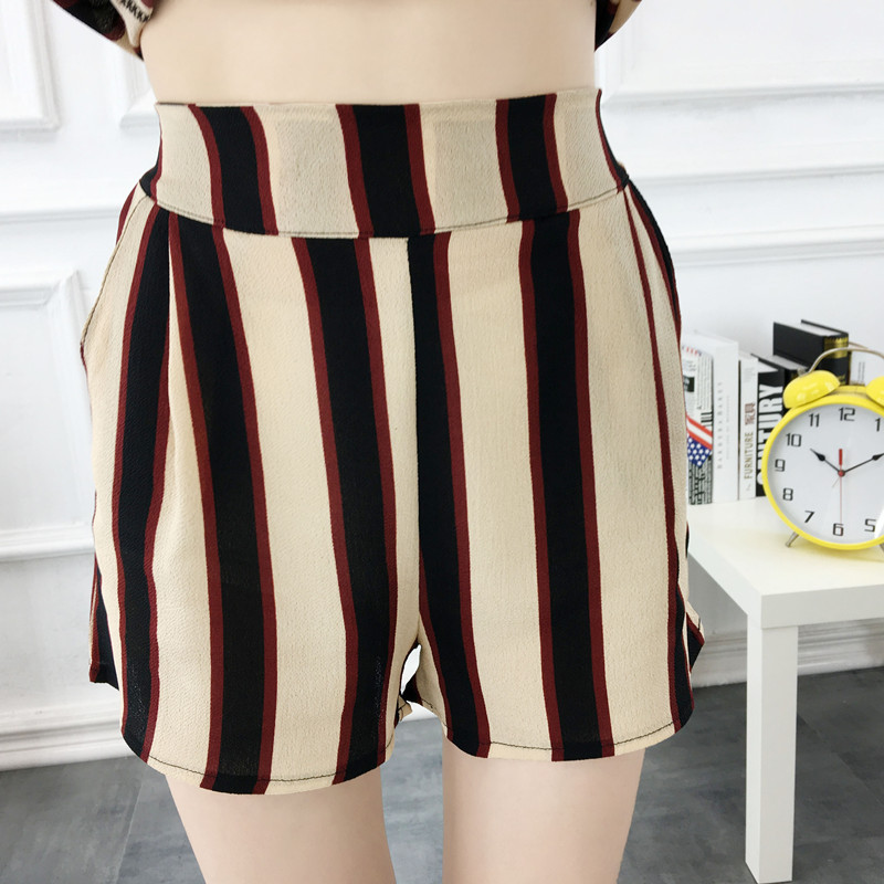 Két részből álló női csíkos szett három színben