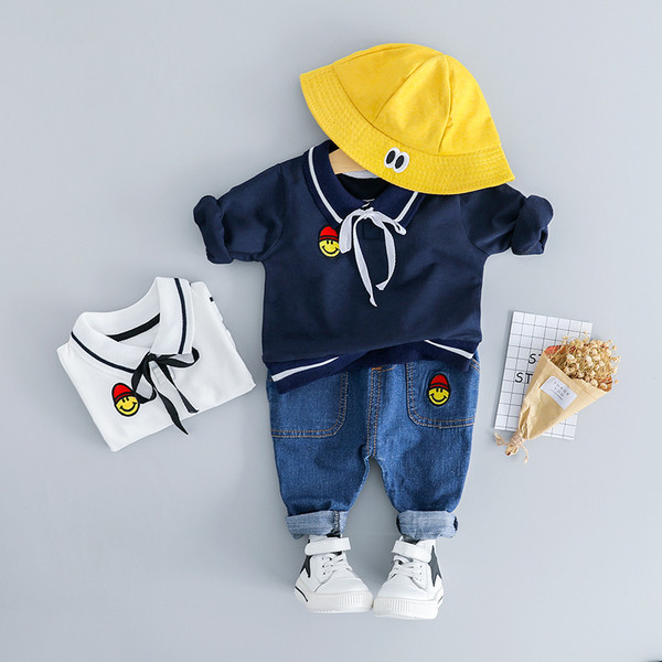 Set modern pentru copii pentru baieti in doua culori in doua parti