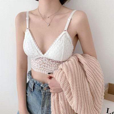 Γυναικείο μπουστάκι από δαντέλα σε τρία χρώματα