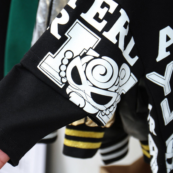 Alkalmi gyerekkészlet fiúknak fekete felirattal