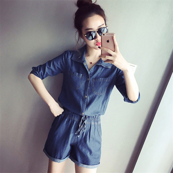 Női lezser jumpsuit zsebekkel, két színben