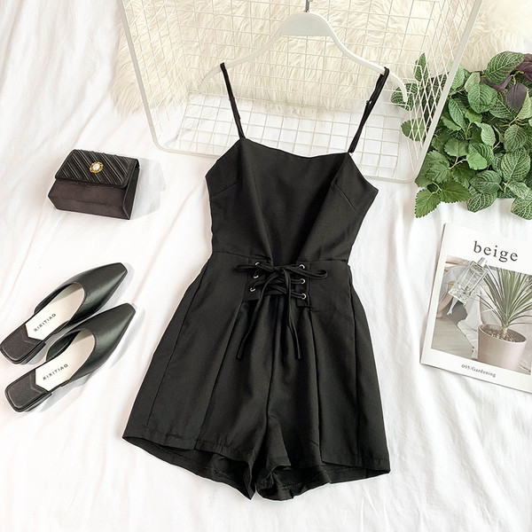 Modern női overall három színben nyakkendővel