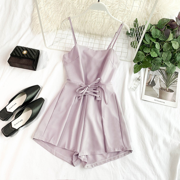 Modern női overall három színben nyakkendővel