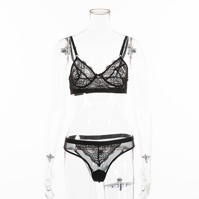 Γυναικείο κομψό εσώρουχο σε μαύρο και άσπρο χρώμα