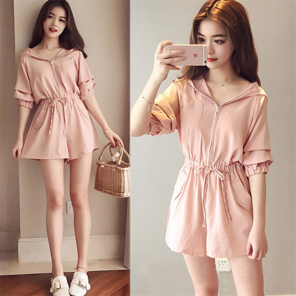 Női sport- és alkalmi overál két színben