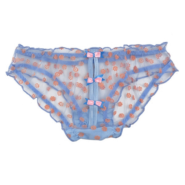 Átlátszó fehérnemű virágos motívumokkal és szalagokkal több színben