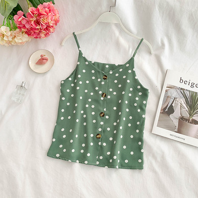 Női felső, vékony pántokkal és gombokkal, négy színben