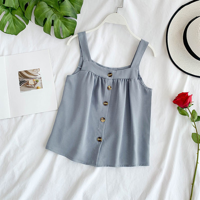 Γυναικείο μοντέρνο αμάνικο σε διάφορα χρώματα - ευρύ μοτίβο