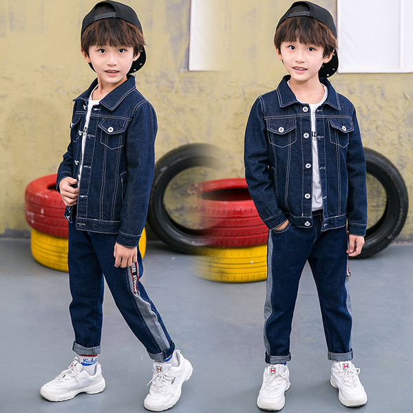 Gyermek modern farmer szett fiúknak két színben felirattal