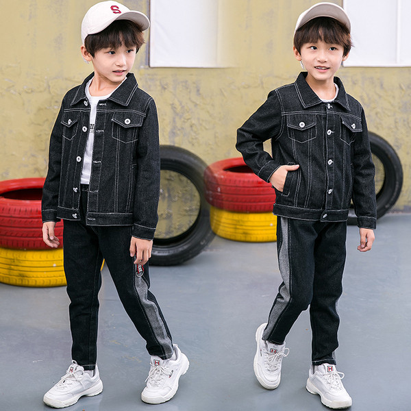 Gyermek modern farmer szett fiúknak két színben felirattal