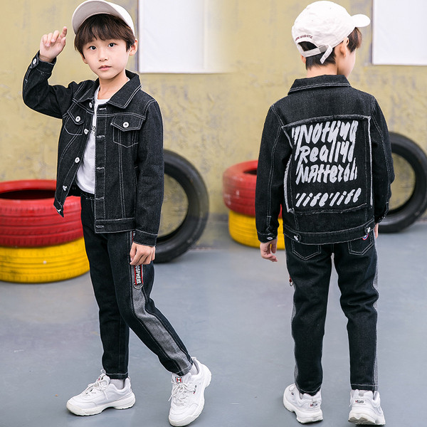 Gyermek modern farmer szett fiúknak két színben felirattal