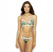 ÚJ fürdőruha virágmintával és csipkével két modellben - egészben és két részben