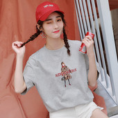 Női alkalmi póló rövid ujjú szürke és fekete színben