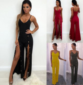 Modern női overall több színben gombokkal