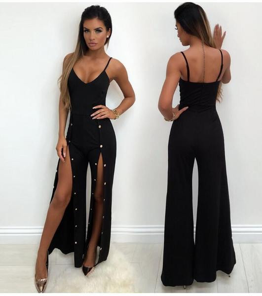 Modern női overall több színben gombokkal