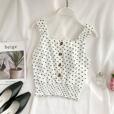 Γυναικείο καθημερινό αμάνικο με κουμπιά σε διάφορα χρώματα