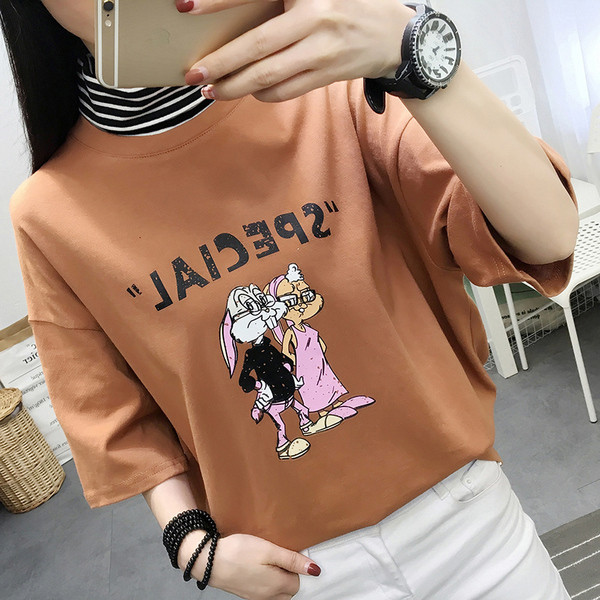 Νέο μοντέλο μπλουζάκι με  κοντό μανίκι σε τρία χρώματα