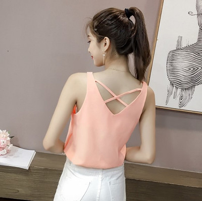 Γυναικείο trendy T-shirt με V-λαιμό σε έξι χρώματα