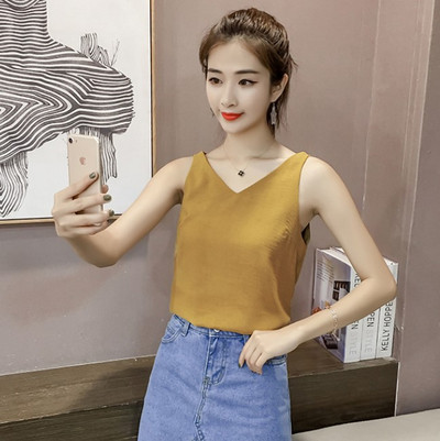 Γυναικείο trendy T-shirt με V-λαιμό σε έξι χρώματα