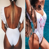 ÚJ egész fürdőruha fehér színben, rátéttel