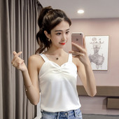 Női felső V-nyakkal, négy színben