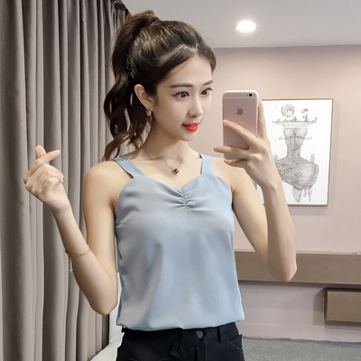 Női felső V-nyakkal, négy színben