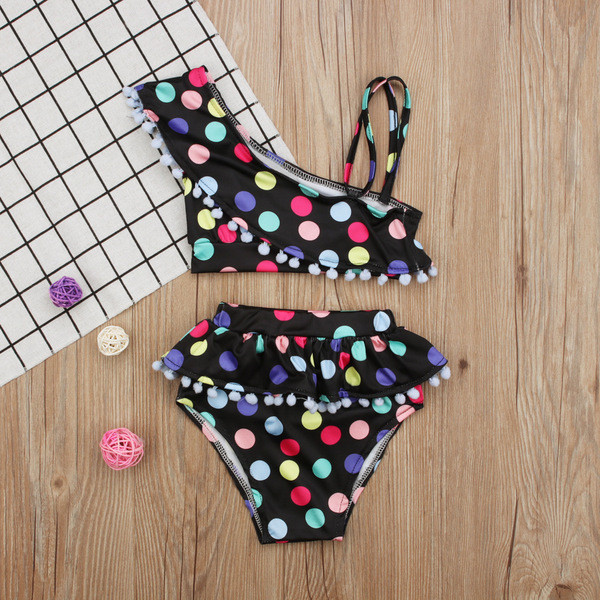 Μοντέρνο παιδικό μαγιό για κορίτσια σε δύο μοντέλα