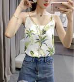 Női nyári akasztófelső vékony pántokkal, négy színben