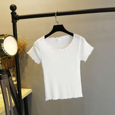 Μοντέρνα γυναικεία μπλούζα με μανίκι και V-neckline