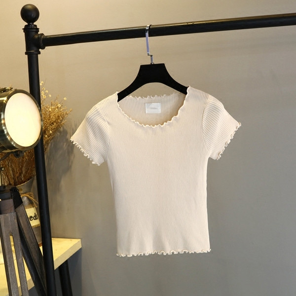 Μοντέρνα γυναικεία μπλούζα με μανίκι και V-neckline