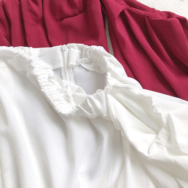 Modern női blúz széles ujjal, négy színben