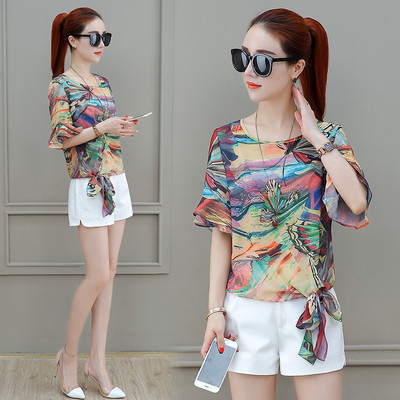 Καθημερινό γυναικείο πουκάμισο με κορδέλα