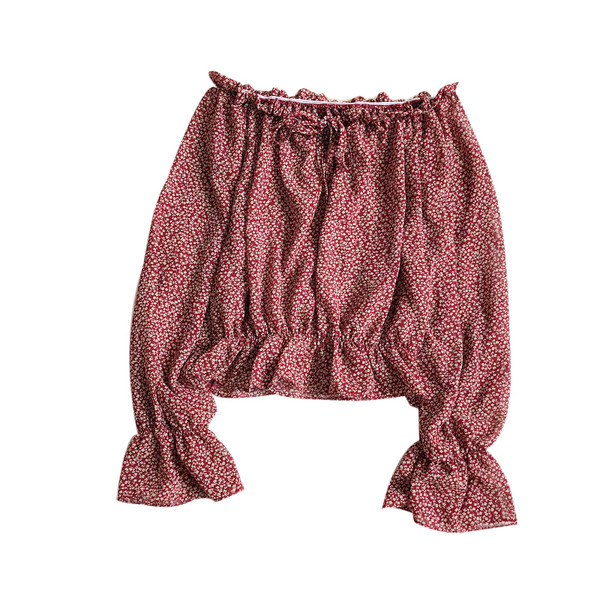 Női blúz széles modell, hosszú ujjú négy színben