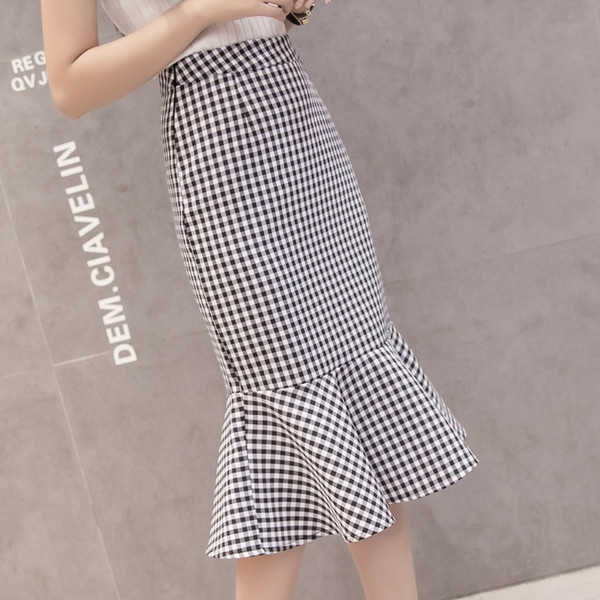 Κομψή γυναικεία φούστα σε δύο χρώματα