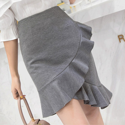 Aktuális női aszimmetrikus szoknya három színben